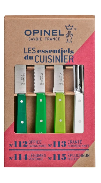 Opinel Primavera 4 Essentials Knives Box Set