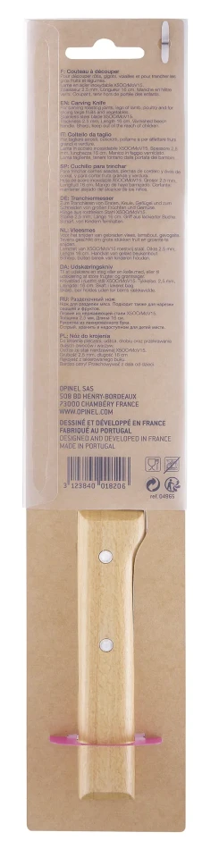 Opinel No. 120 Carving Knife Parallele