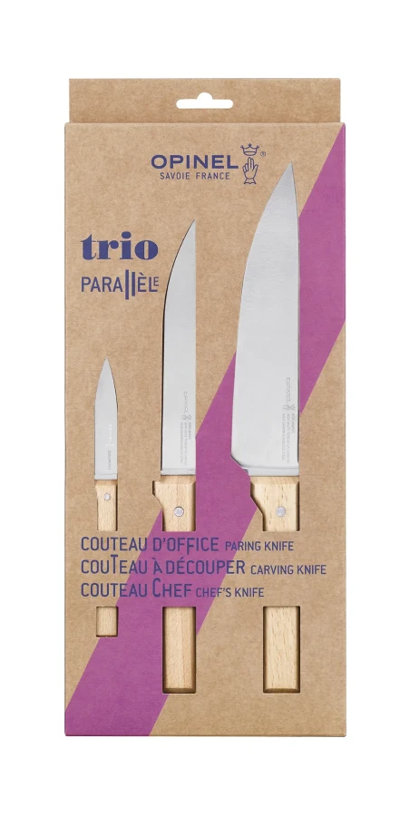 Opinel Trio Box 3 Parallele Knives