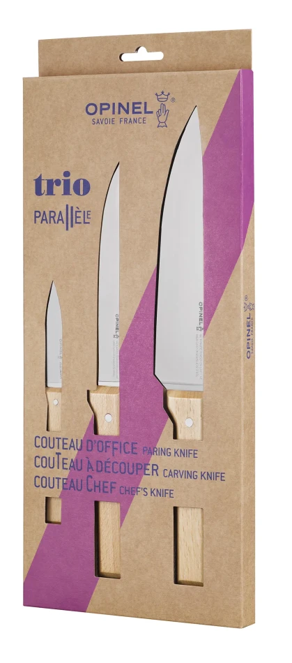 Opinel Trio Box 3 Parallele Knives