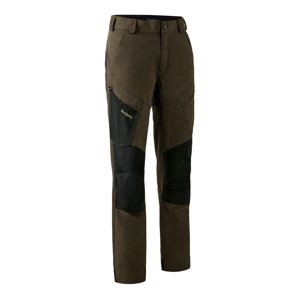 Northward Trousers, kolor: 378-999 - Bark Green / Black