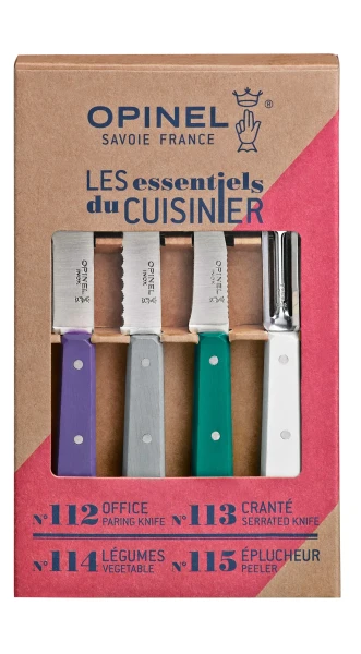 Opinel Art Deco 4 Essentials Knives Box Set