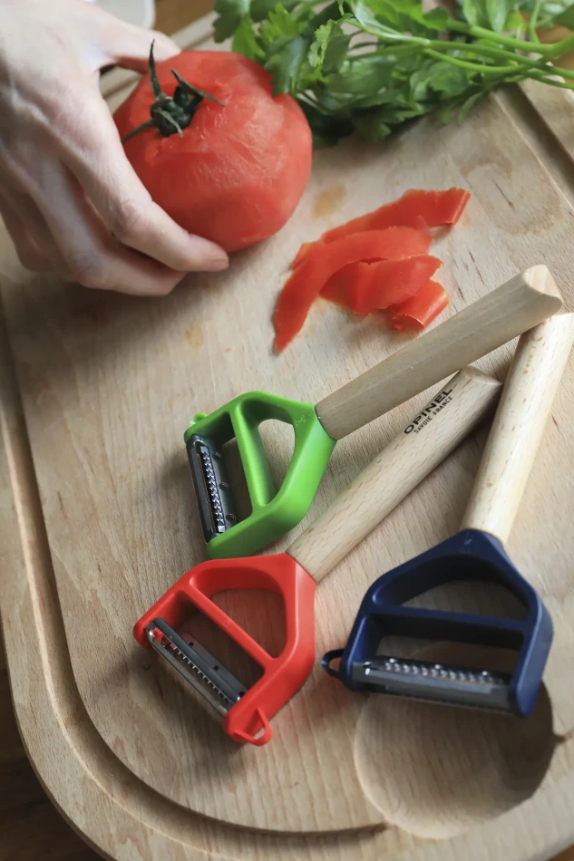 Opinel T-Duo wooden peeler