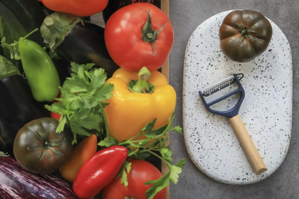 Opinel T-Duo wooden peeler