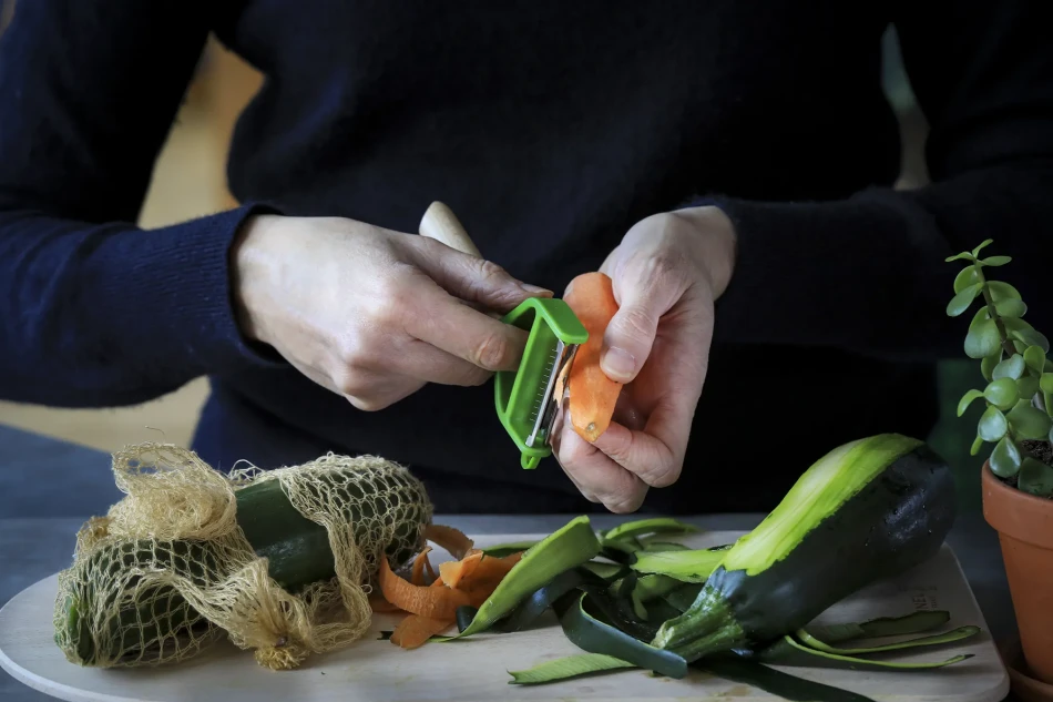 Opinel T-Duo wooden peeler