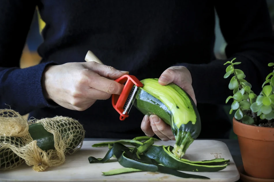 Opinel T-Duo wooden peeler