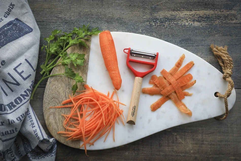 Opinel T-Duo wooden peeler