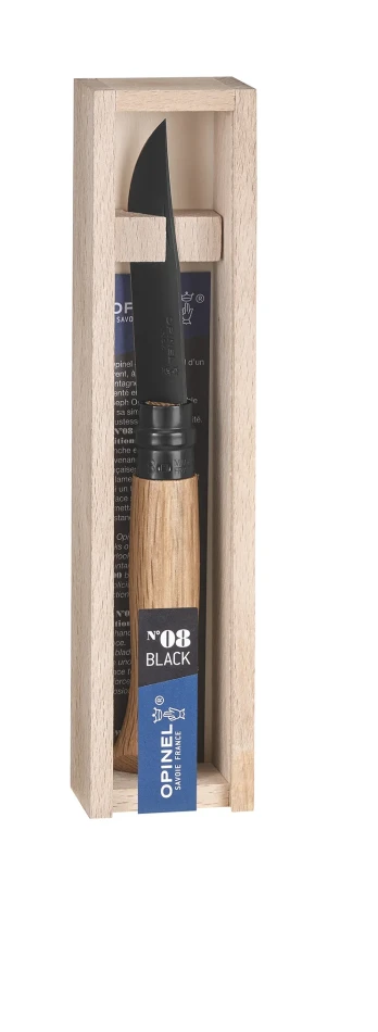 Nóż Opinel No. 08 Black Oak