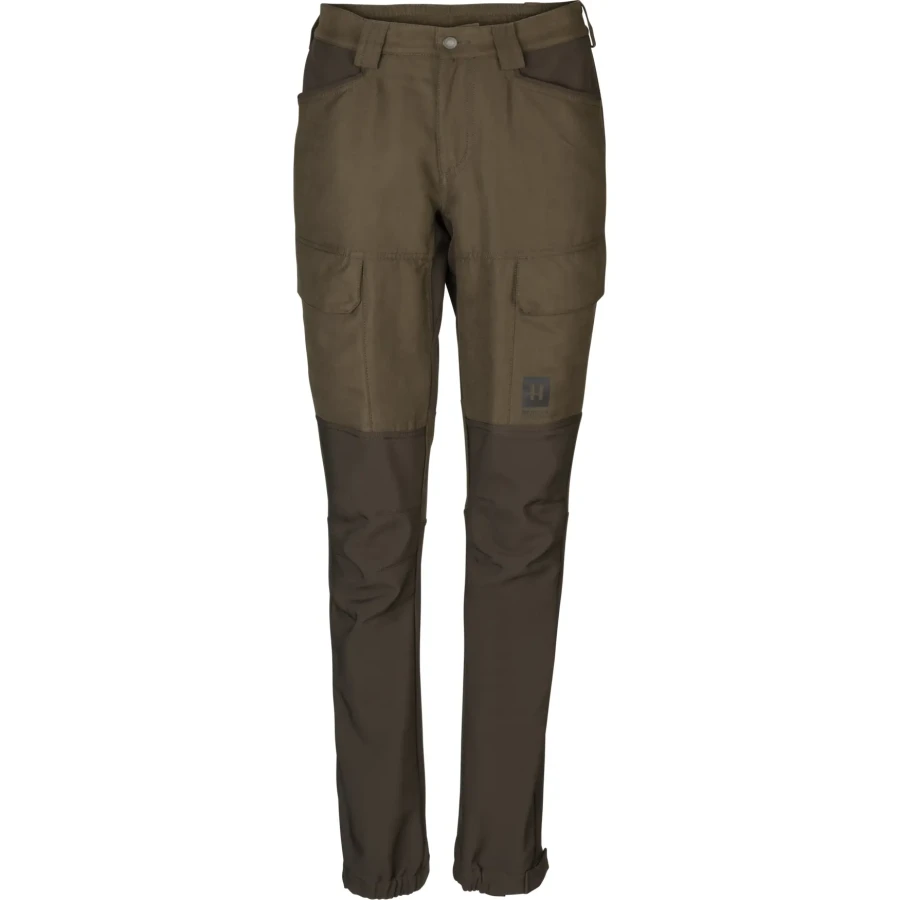 Harkila Scandinavian Trousers Woman, kolor: Willow Green/Deep Brown