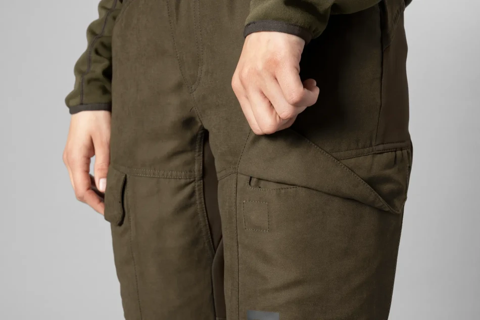 Harkila Scandinavian Trousers Woman, kolor: Willow Green/Deep Brown