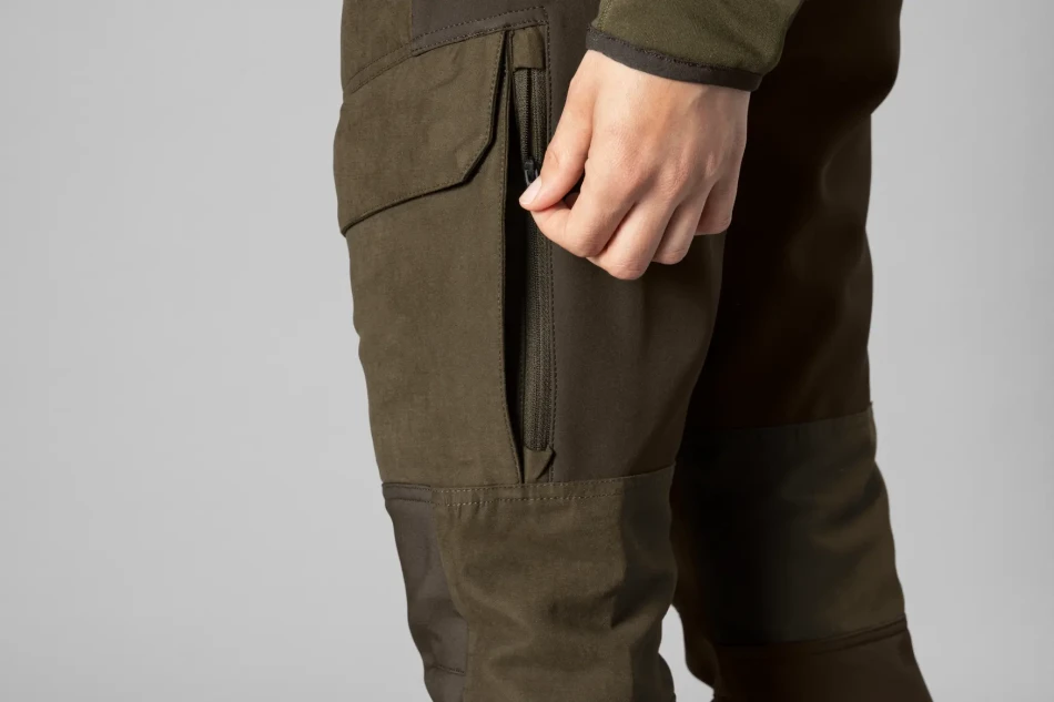 Harkila Scandinavian Trousers Woman, kolor: Willow Green/Deep Brown