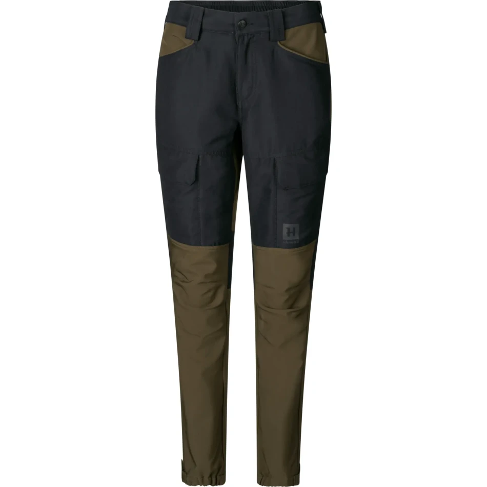 Harkila Scandinavian Trousers Woman, kolor: Willow Green/Deep Well Purple