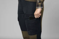 Harkila Scandinavian Trousers Woman, kolor: Willow Green/Deep Well Purple