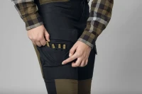 Harkila Scandinavian Trousers Woman, kolor: Willow Green/Deep Well Purple