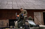 Harkila Fjell Trousers, kolor: Forest Night/Rosin