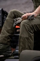 Harkila Fjell Trousers, kolor: Forest Night/Rosin