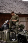 Harkila Fjell Trousers, kolor: Forest Night/Rosin