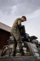 Harkila Fjell Trousers, kolor: Forest Night/Rosin