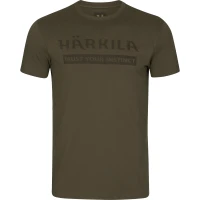 Harkila Logo S/S T-shirt, kolor: Willow Green
