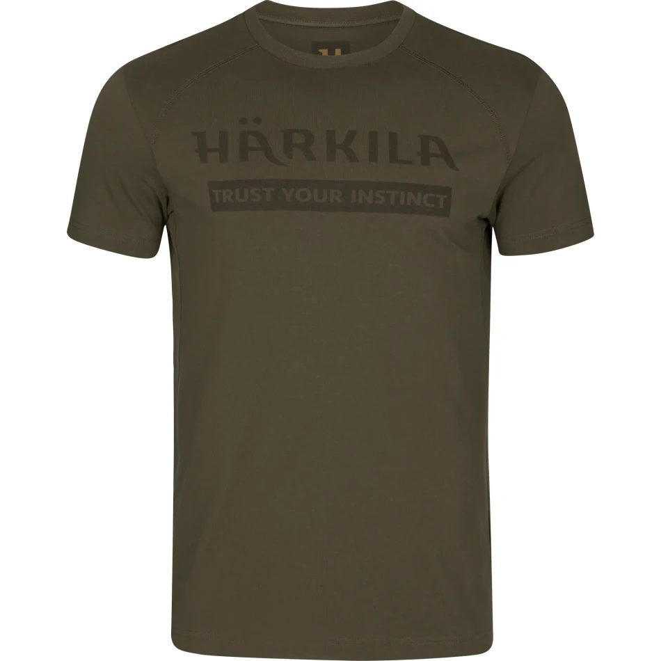 Harkila Logo S/S T-shirt, kolor: Willow Green