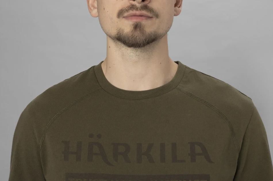 Harkila Logo S/S T-shirt, kolor: Willow Green