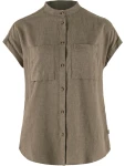 Ovik Hemp Shirt SS W, kolor: 244 - Suede Brown
