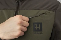 Harkila Olaf Fleece Jacket, kolor: Willow Green/Shadow Grey
