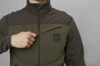 Harkila Olaf Fleece Jacket, kolor: Willow Green/Shadow Grey