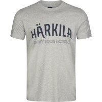 Harkila Modi Melange S/S T-shirt, kolor: Light Grey Melange
