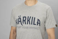Harkila Modi Melange S/S T-shirt, kolor: Light Grey Melange