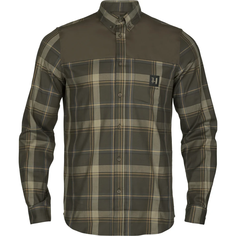 Harkila Anker L/S Shirt, kolor: Willow Green