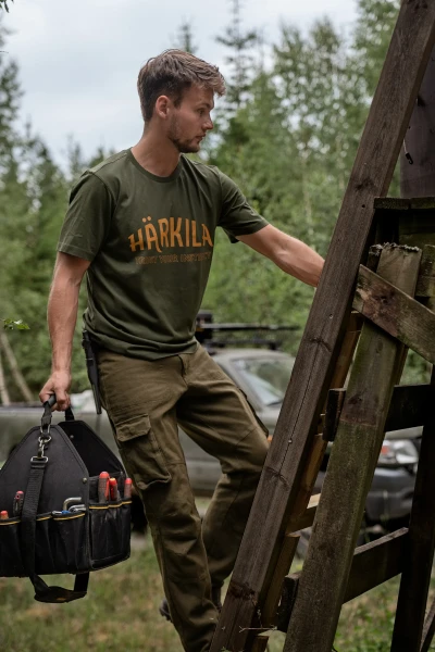 Harkila Modi Melange S/S T-shirt, kolor: Rosin