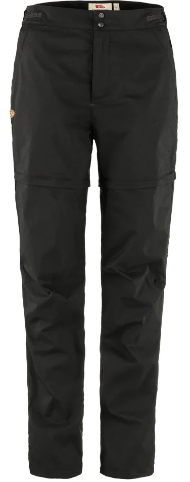 Abisko Hike Zip-Off Trousers W, kolor: 550 - Black