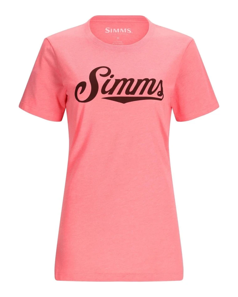 Wms Crew Logo T-Shirt, kolor: 1025 - Watermelon Heather