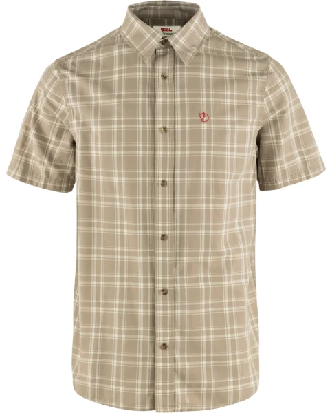 Ovik Lite Shirt SS, kolor: 118-302 - Fossil-Chalk White