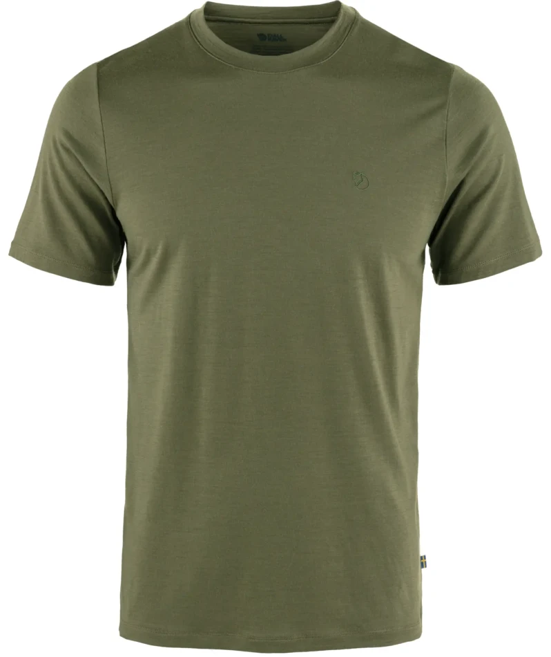 Fjallraven Abisko Wool SS, kolor: 625 - Laurel Green