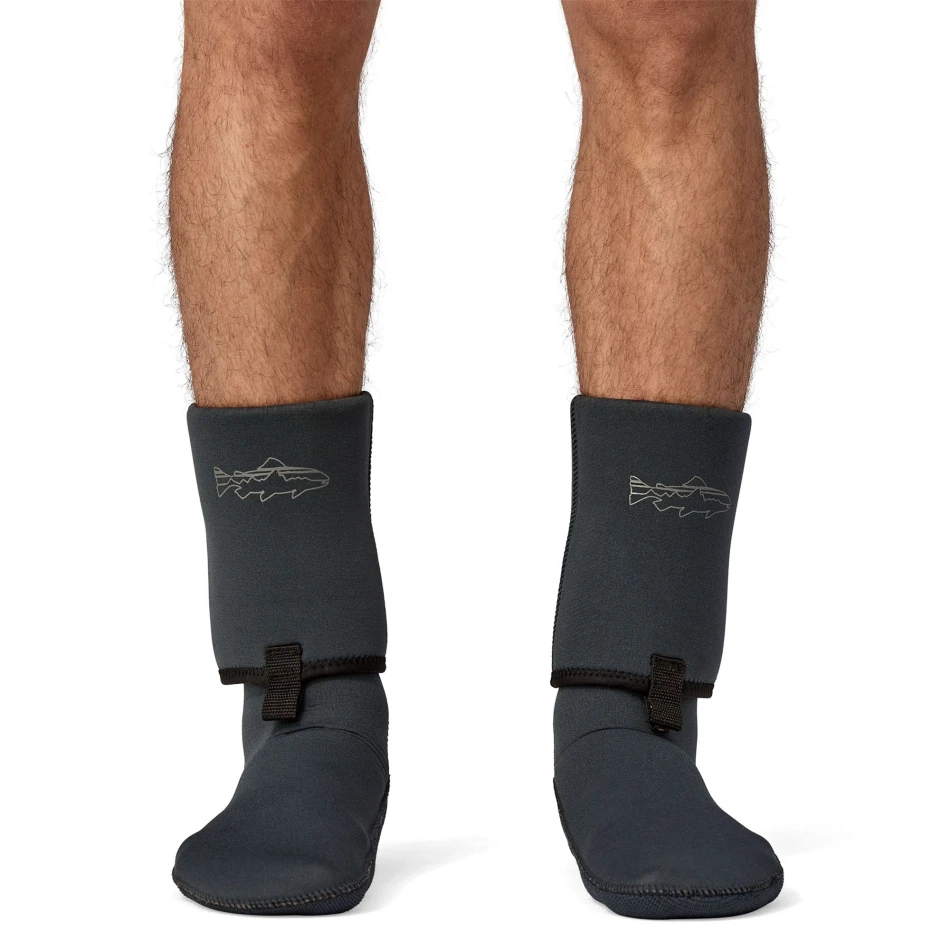 Yulex Wading Socks w. Gravel Guard, kolor: Black
