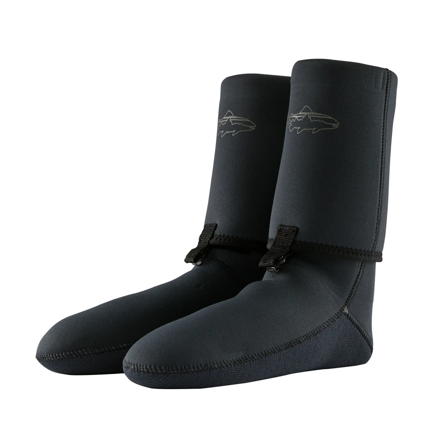 Yulex Wading Socks w. Gravel Guard, kolor: Black
