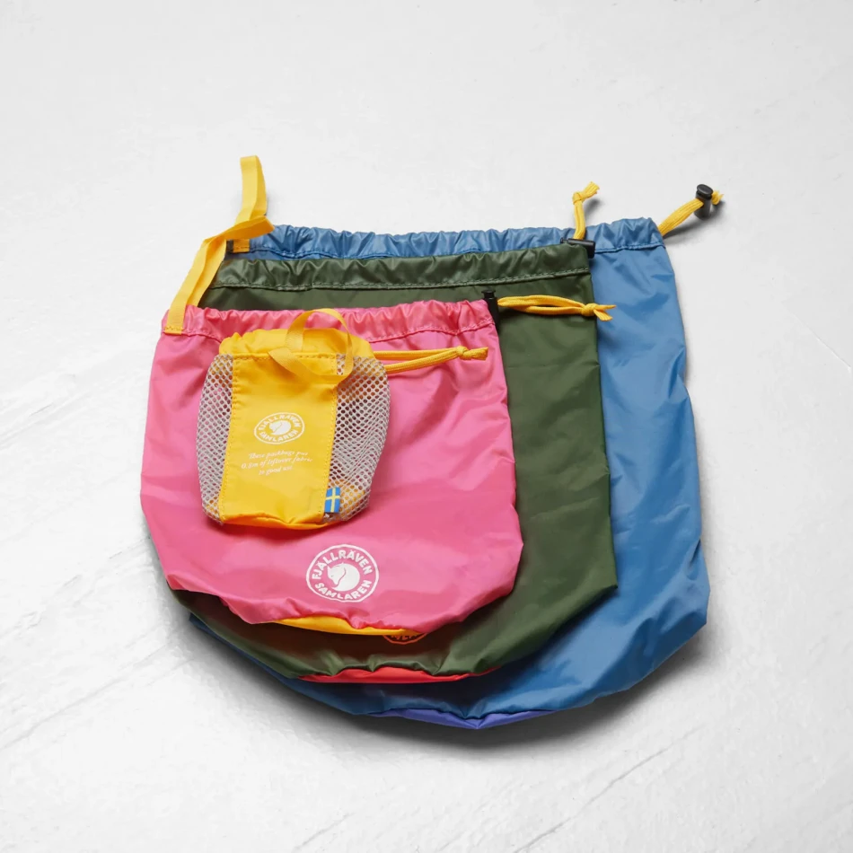 Samlaren Pack Bags, porównanie wielkości