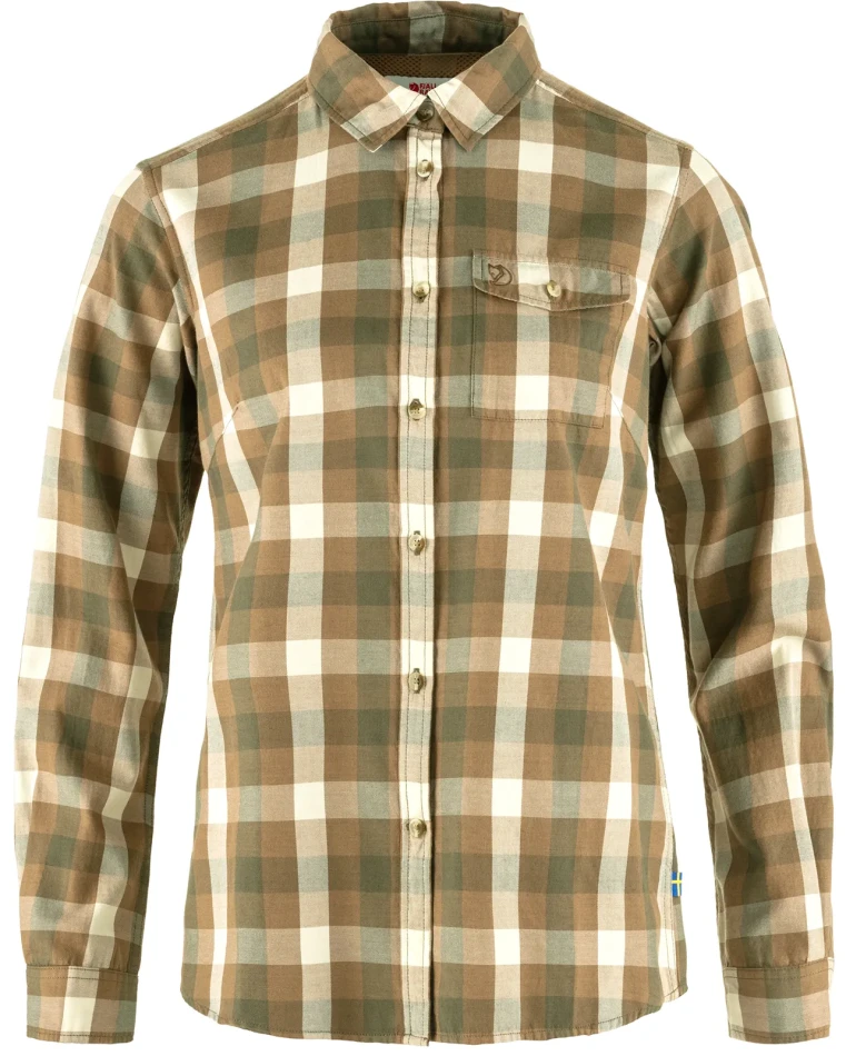 Lappland Mesh Shirt W, kolor: 625-227 - Laurel Green-Dark Sand