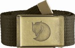 Fjallraven Canvas Brass Belt 4cm, kolor: 633 - Dark Olive