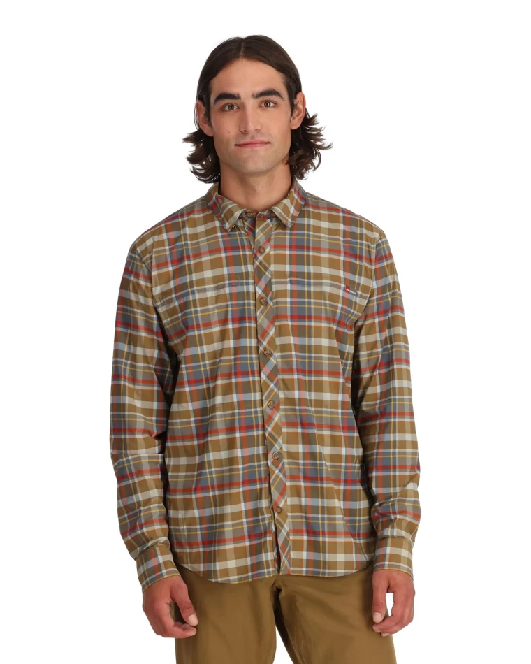 Bugstopper LS Shirt Plaid, kolor: 1217 - Plaid Simms Plaid Chestnut Multi Plaid