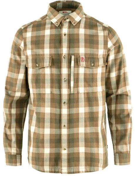 Lappland Mesh Shirt, kolor: 625-227 - Laurel Green-Dark Sand