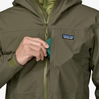 Men's Boulder Fork Rain Jacket, kolor: Basin Green