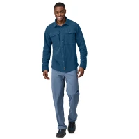 M's L/S Early Rise Snap Shirt, kolor: Lagom Blue