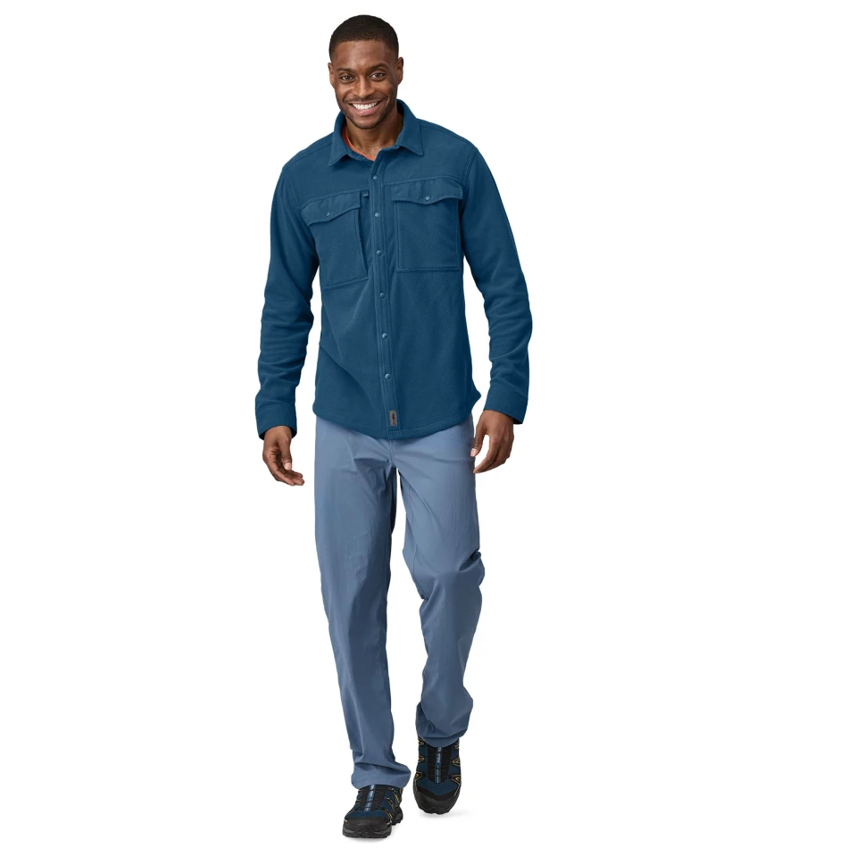 M's L/S Early Rise Snap Shirt, kolor: Lagom Blue