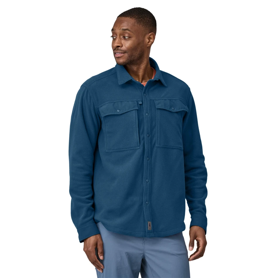 M's L/S Early Rise Snap Shirt, kolor: Lagom Blue