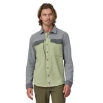 M's L/S Early Rise Snap Shirt, kolor: Salvia Green