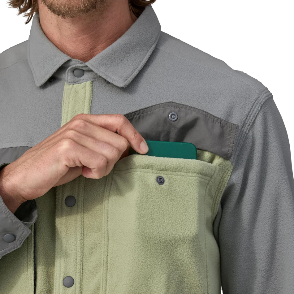 M's L/S Early Rise Snap Shirt, kolor: Salvia Green