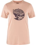 Fjallraven Abisko Wool Fox SS W, kolor: 302-357 - Chalk Rose-Port, 1